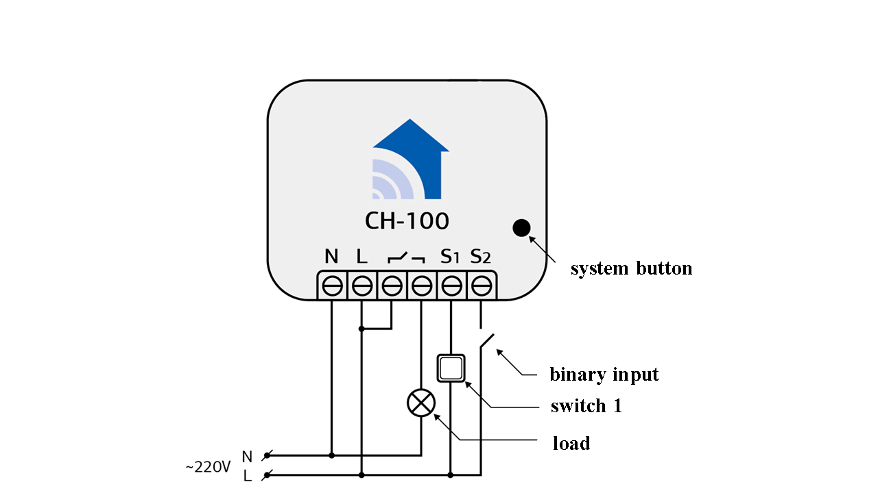 Схема подключения СН-100